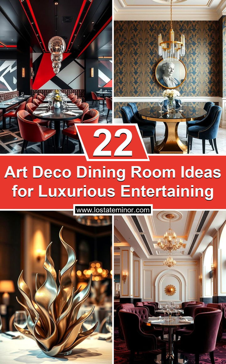 Art Deco Dining Room Ideas: Timeless Glamour for Your Home - Image 1