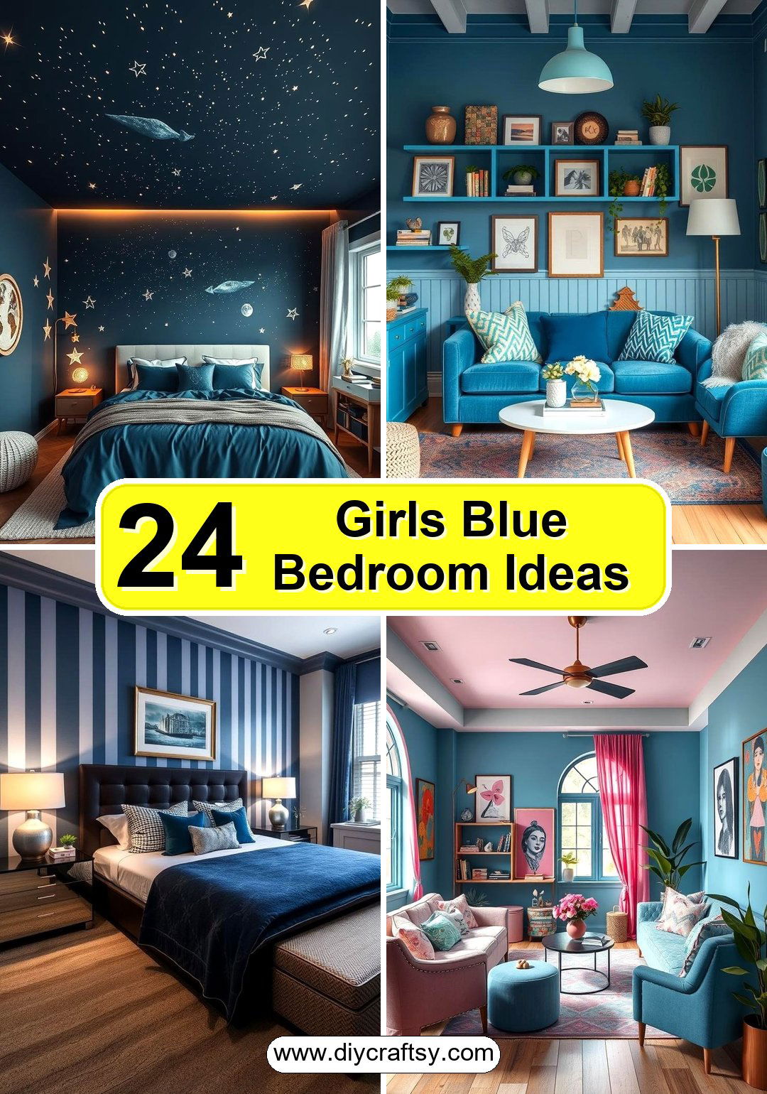 20 Charming Girls Blue Bedroom Ideas for a Dreamy Space - Image 4